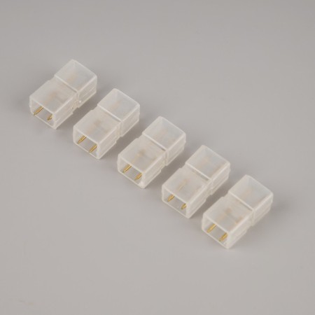 A set of ecola connecting connectors for 12 × 7 mm LED tape, 2-pin, 5 pieces