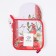 Set of kitchen. Ethel "Poinsettia": 19x19 cm, mittens-seizure 20x28 cm, 100% HL