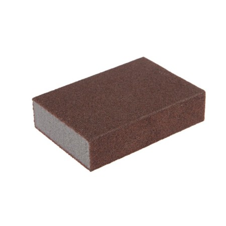 Sponge abrasive grinding tundra, soft, 100 x 70 x 25 mm, p80