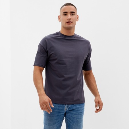 Men's T-shirt Minaku Regular Fit: Graphite Color, Rr. 56