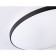 LED ceiling LED Ambrella Light, Air, FZ1226, LED, 24 W, 2400LUM, 4200K, Black Color Black