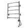 Domoterm electric heated towel rail "Laura", 500 x 700 mm, 5 crossbars, right, chrome