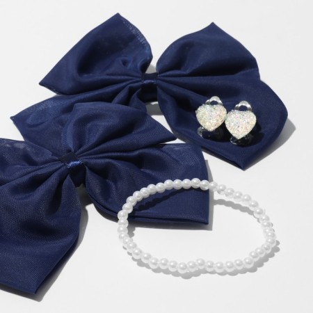 Set "chosen" 4 subjects: 2 hairpins, clips, bracelet, anime, color mix-1