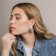 Acryl Earrings "Square" flat, colored