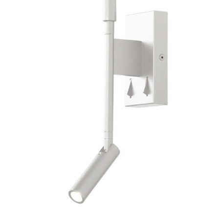 Wall lamp Mantra Torch, LED, 410+210LM, 3000K, 93x70x554 mm, matte white color-1