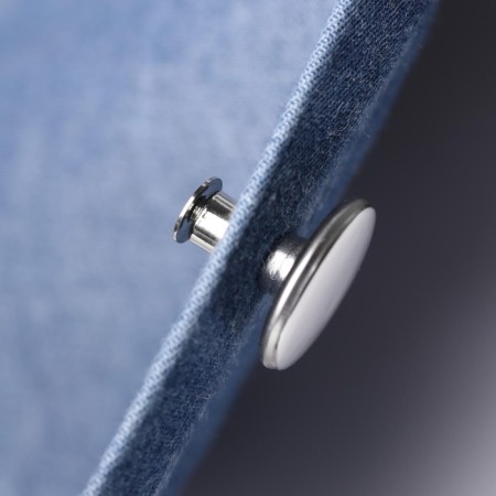 Buttons for narrowing the belt, 17 mm, 2 pcs, silver color-5