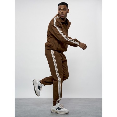 Male tracksuit, size 54, brown color-17