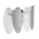 Wall lamp 40W, 2HE14, 23x14 cm, chrome