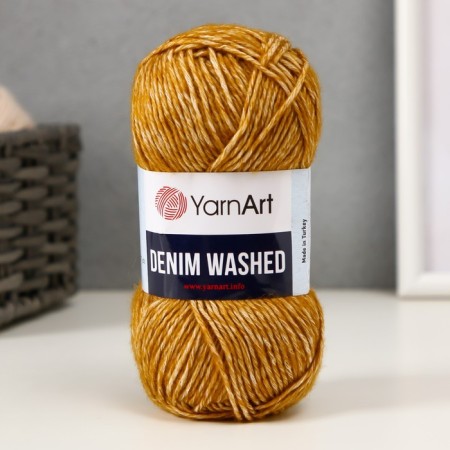 Yarn "Denim Washed" 30% acrylic 70% cotton 130m/50g (927 beige)