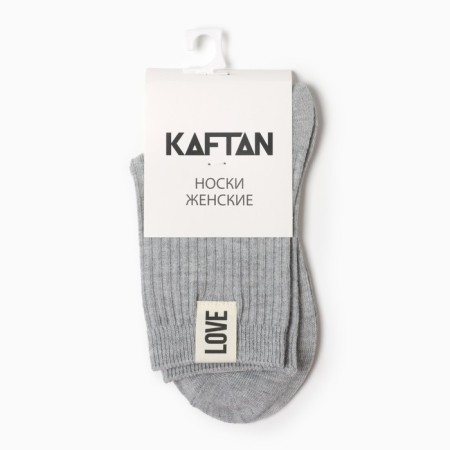 Women's socks KAFTAN LOVE R.36-39 (23-25 ​​cm), gray-3