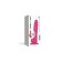 Fallomitator Strap-on-me Realistic Dildo with mobile skin, fuchsia m, 18 cm