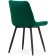 SHELS on a metal frame Chelsea Metal/velor, black/green 50x60x80 cm