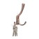 Hook furniture tundra TKT003 Light, three -rod, copper