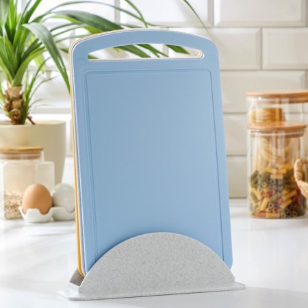 Set of cutting boards, 34x24 cm on a stand, 3 pcs, color mix