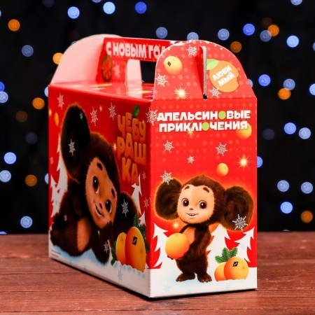 Gift box "Cheburashka", suitcase, 23 x 10.5 x 16.5 cm-3