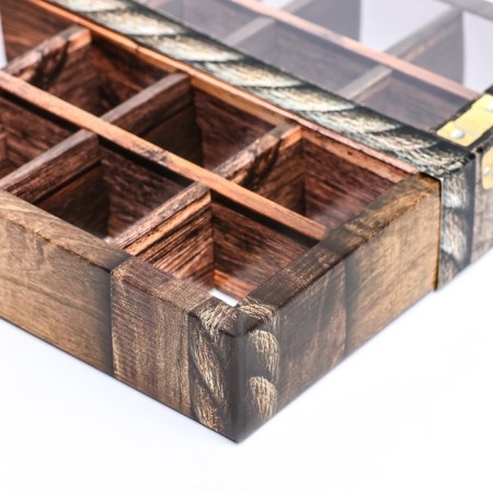 Box for 16 sweets, "strategic stock" 17.7 x 17.7 x 3.8 cm-4
