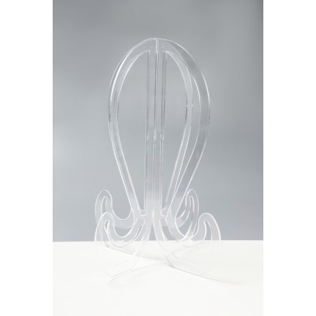 Hat stand, on legs, 22 × 22 × 30 cm, transparent color-2
