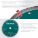 Diamond disk Kraftool 36685-230, ultra-thin, d = 22.2/25.4 mm, 230 x 1.8 mm
