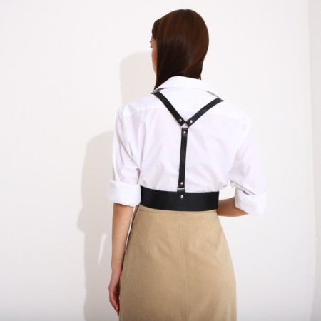 Partois on buckles, black color-1