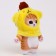 Soft toy "cat in a hat" on a key fob, 12 cm