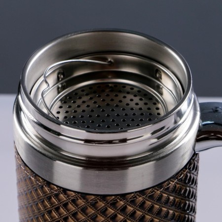 Thermal circle, 450 ml, giant "reptile", retains heat 2 hours, sieve, 16 x 8 cm-1