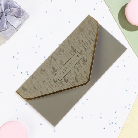 The envelope "Congratulations!" Cutting, embossing, software touch, patterns-3