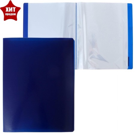 Folder with 80 A4, 700 μm inserts, Calligrata, blueberry