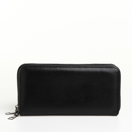 Men's purse-clate on the zipper Textura, black color-2