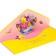 Money envelope "On a wonderful birthday!" cutting, part inside, butterflies, 9.3x19 cm