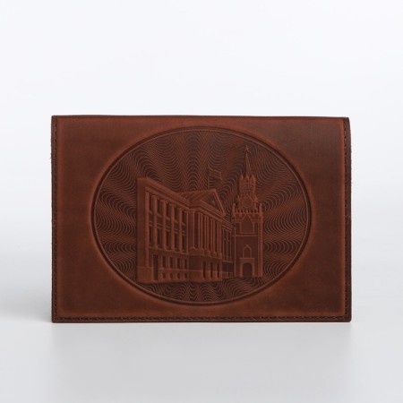 Passport cover, brown color-1