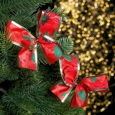 Bant for decor, set 2 pieces, red color