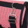 Bag - carrying for animals "strips" with organizer, pink, size M, 40 x 26 x 20 cm