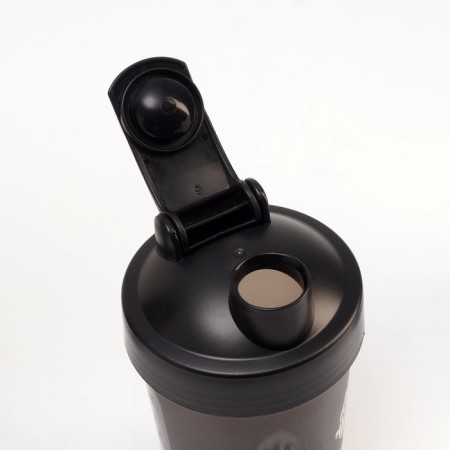 Shaker, 400 ml, series: Crossfit, "Master K", 9.5 x 7 x 16.2 cm, black-2
