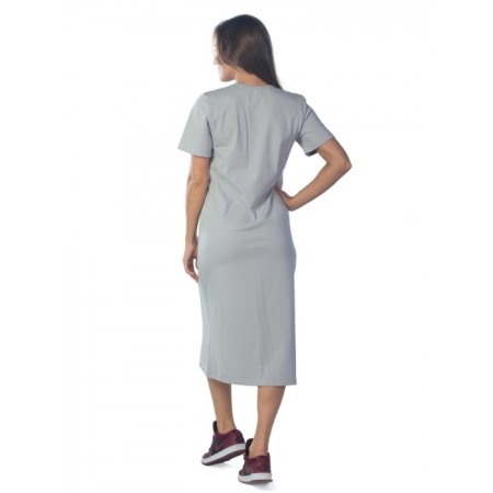 Female dress w.w.f.h., size 54, light gray color-3