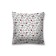 Decorative pillowcase "Black and white hearts", on a zipper, size 45x45 cm