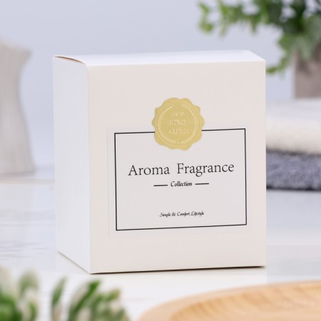 Aromatic candle in a glass "Aroma Candle", 7x8 cm, English pear and freesia-2
