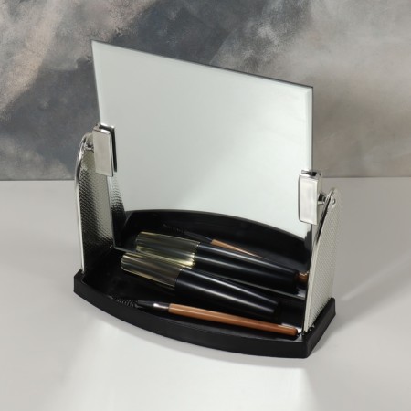 Mirror desktop, mirror surface 11.5 × 14.5 cm, silver color-4
