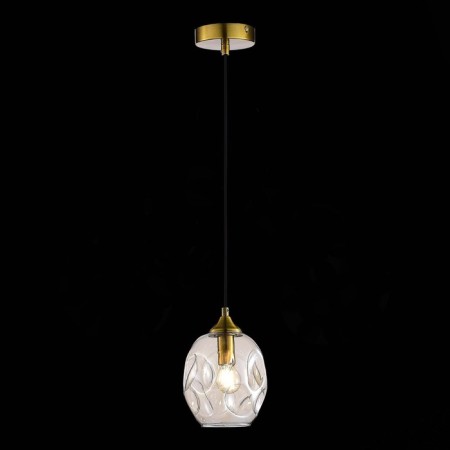 STL LUCE Sus. SL1188.303.01. Idesia. 1x40 W, E14, 15x15x20.5 cm, brass color-1