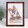 Photo frame plastic 15x21 cm 682 Dark nut