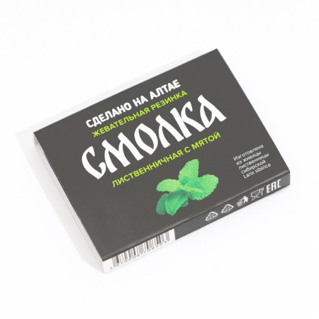 Chewing gum "Taiga larch with mint", 4 g