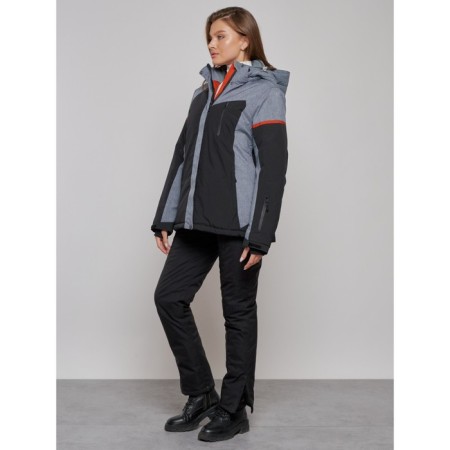 Ski jacket women's, size 54, black color-2