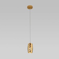 Suspended lamp Eurosvet Bonaldo 50246/1 LED, 7 W, 4200K, 566LAM, 70x70x1450 mm, color gold