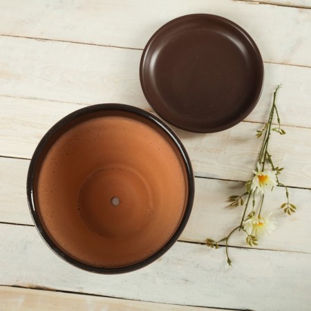 Pot Flower East 5l with a beige stand-1