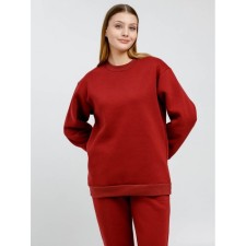 Women's sweated sweam, size 54, burgundy color