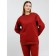 Women's sweated sweam, size 54, burgundy color