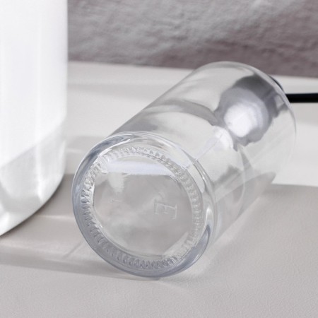 Bathroom dispenser, 500 ml, glass, transparent-2