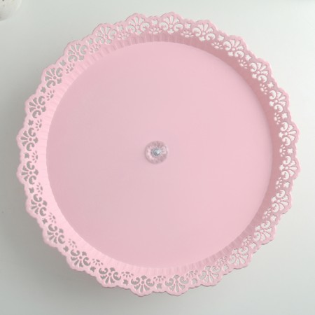 A dish for a cake and cakes on the leg, d = 34 cm, color mix-1