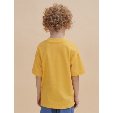 T -shirt for boys, height 134 cm, yellow color-2