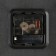 Wall clock, series: interior, "deer", smooth move, d-30 cm, aa