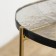 Sigryd coffee table, 540 × 390 × 400 mm, transparent / gold color